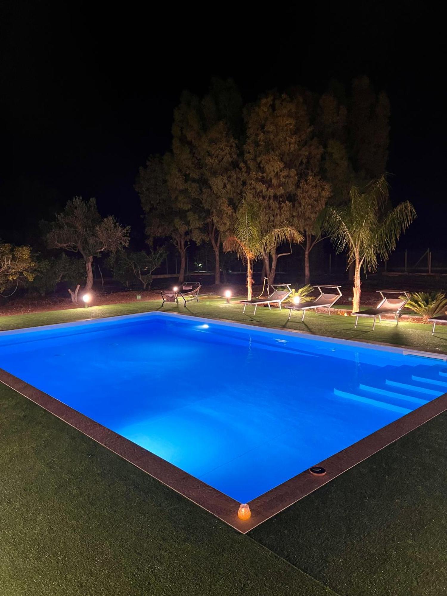 Villa Con Piscina Terrazza Dal Picciotto Marsala Eksteriør bilde