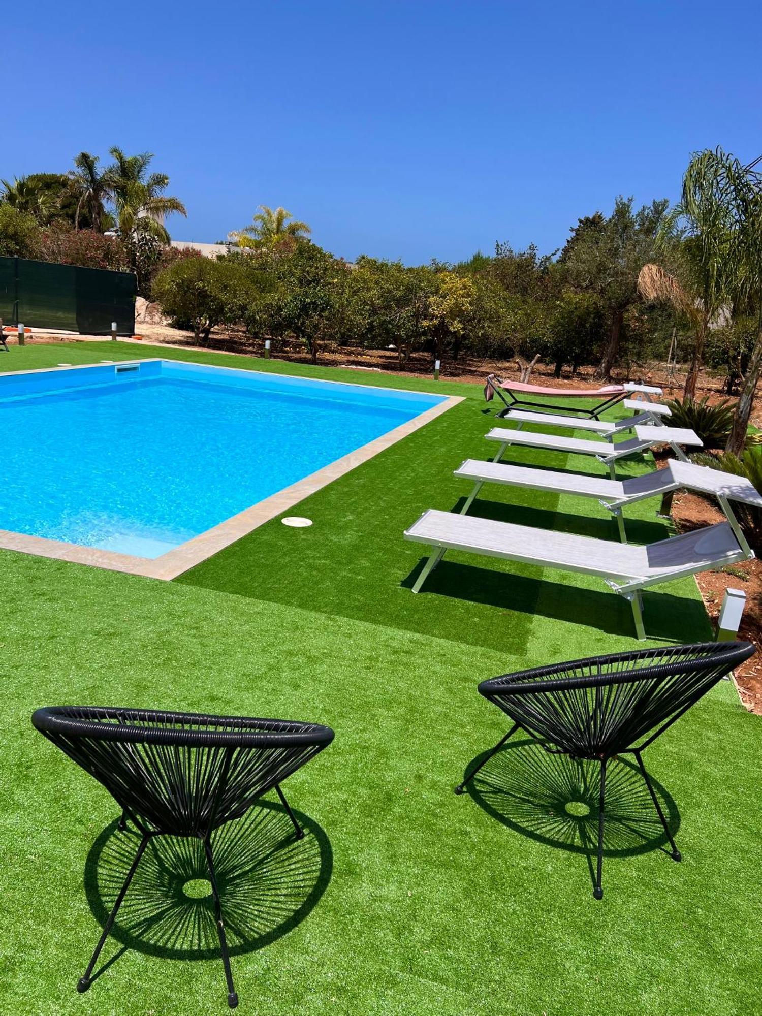 Villa Con Piscina Terrazza Dal Picciotto Marsala Eksteriør bilde